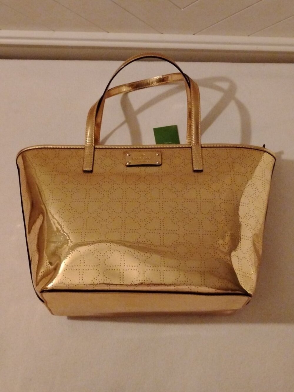 Kate Spade Small Harmony Tote WKRU1879 Metro Spade Gold (711)